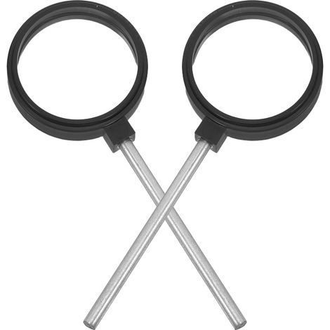 Lot de 2 lentilles optiques concaves et convexes 5 cm, pour (1/5)
