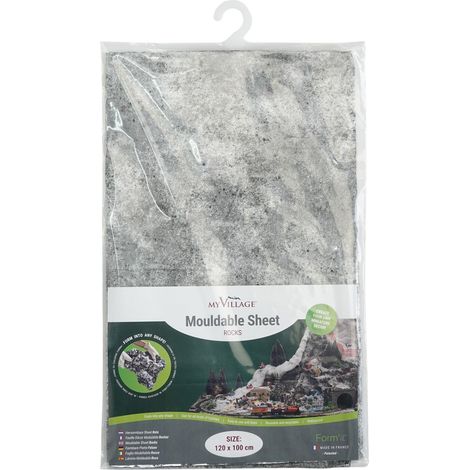 Feuille de modelage gris alpin 100 x 60 cm