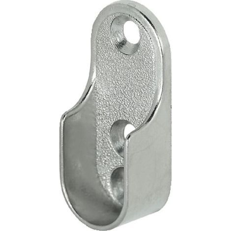 Rail de Suspension pour Meuble Ovale – Lot de 10 Supports Métalliques Nickelés pour Barre de Penderie Ovale (1/5)