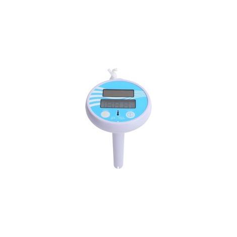 Termometro galleggiante, ricarica solare, schermo LCD, piscina (1/5)