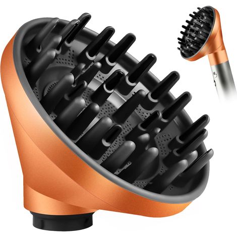 difusor, compatible con Dyson Airwrap HS01, HS05 y HS08, resistente al calor, para rizos definidos y control del encrespamiento, uso diario. (1/5)