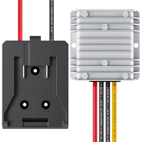 20V to 12V Step Down Converter for Dewalt Battery, DC Adapter Voltage Reducing Transformer, 180W Step Down Converter Regulator for Golf Cart, RC Car, Truck, Light and DIY Supplies (1/5)
