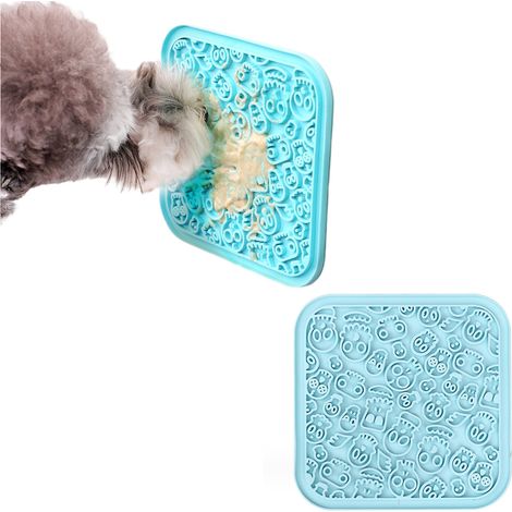 1 tapis à lécher Divers accessoire de portail, en PP, 20 × 20 × 0,9 cm, pour chien, lave-vaisselle, contact alimentaire (1/5)