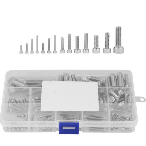 135-teiliges Set Innensechskantschrauben M2,5, M3, M4, M5, M6, M8 aus Edelstahl 304 (1/5)