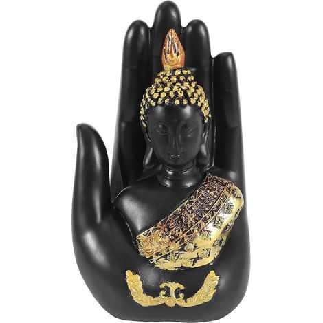 Statuette de Bouddha thaïlandais dans une paume (1/5)
