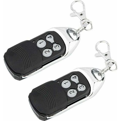 Ensemble de 2 pièces compatible avec les télécommandes à code roulant, les télécommandes de moteur et les émetteurs muraux, compatible avec Normstahl Crawford EA433 2KS, EA433 4KS, RCU 433-2, RCU 433- (1/5)
