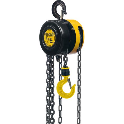 Palan à chaine Charge maxi 1T hauteur maxi 2,5m (1/3)