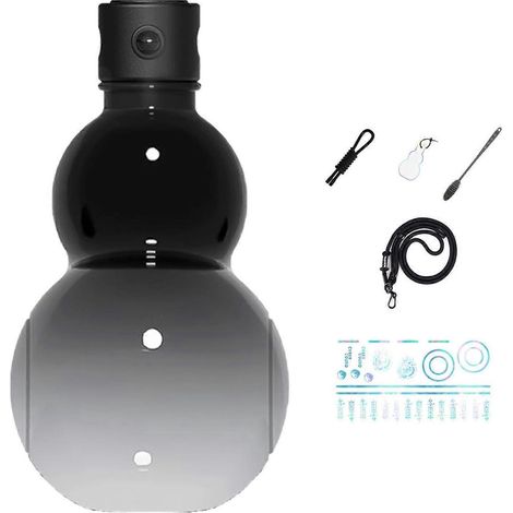 Gourde isotherme 900 ml, étanche, design élégant, portable, idéale pour le sport, le bureau ou les hommes et les femmes. (1/4)