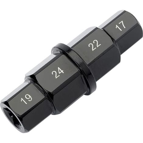 AMXCNOY Motorrad-Sechskant-Achsenwerkzeug, 17–24 mm, zum Ausbau des Vorderrads, Steckschlüssel für Honda, Kawasaki, Suzuki (1/4)