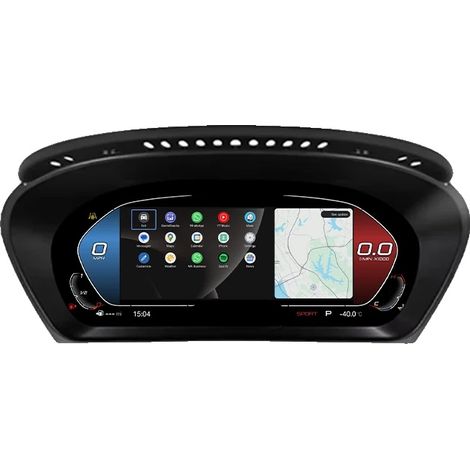 Affichage du tableau de bord numérique, CarPlay sans fil, compatibilité Android Auto, X6 E71 (1/2)