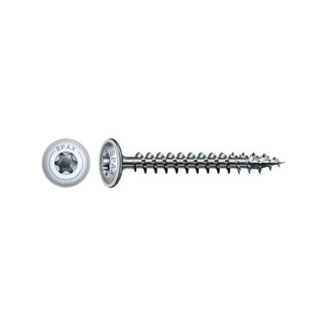 Spax Vis bois Tête disque TORX T30 6X40 Filetée sur 37 4CUT WIROX - 30 pièces