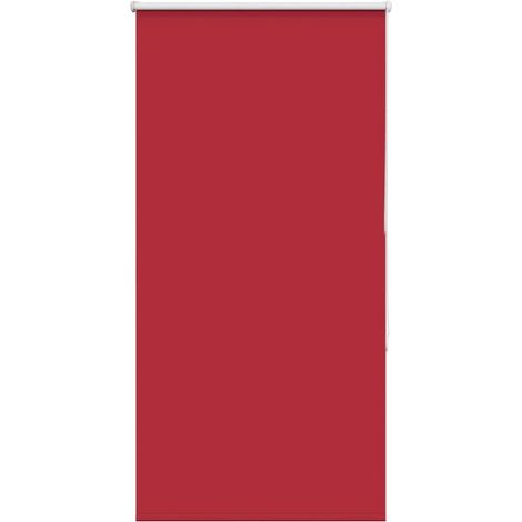 Maison Exclusive - Estor Enrollable Opaco Rojo 80x130 cm Tela Anc
