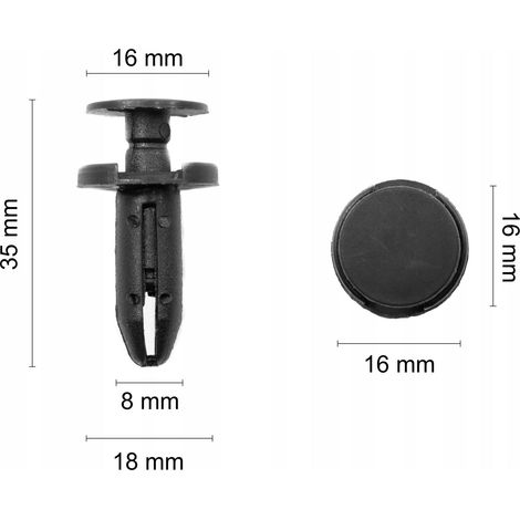 1 clip di fissaggio per paraurti Dodge Journey Challenger (1/5)