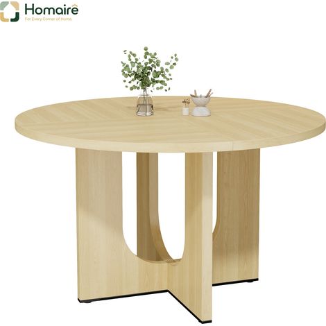 Esstisch Eiche en MDF 120 x 120 x 75 cm HOMAIRE (1/5)