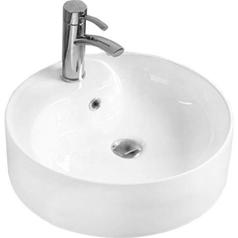 Mexen Lila lavabo sobre encimera 46 x 46 cm, blanco - 21824600 (1/2)