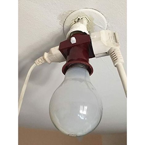 Set mit 2 E27-Fassungen mit 6-A-Schalter – 250 V – Bakelit – Kupfer-Gold-Beschichtung für hohe Sicherheit (1/4)