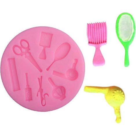 Moule à gâteau en fondant pour décoration de gâteaux, accessoires de coiffure à faire soi-même (1/4)