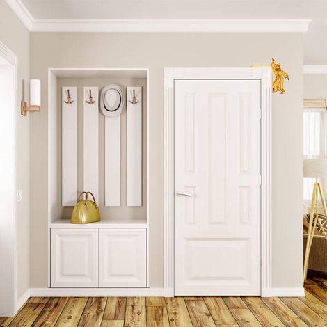 Décoration d'angle de porte « Jésus, je te vois » en bois, panneau décoratif humoristique amovible. (1/5)