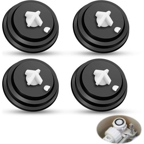 Lot de 4 joints de chasse d'eau WC en caoutchouc – Membranes résistantes à la déformation – Pour vannes à entrée latérale et par le bas (1/5)