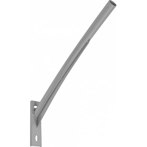 Soporte metalico para farola Pasteur 6x60 gris.