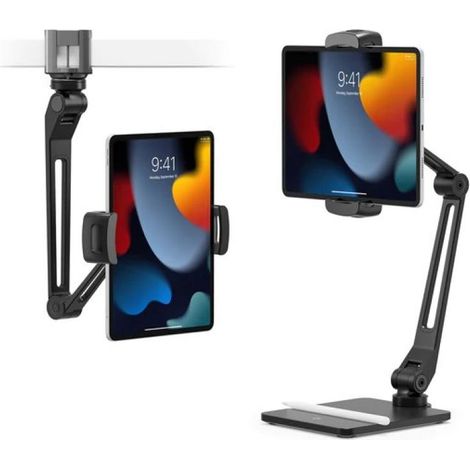 Twelve South HoverBar Duo Soporte activo para teléfono móvil Teléfono móvil/smartphone, Tablet/UMPC Negro
