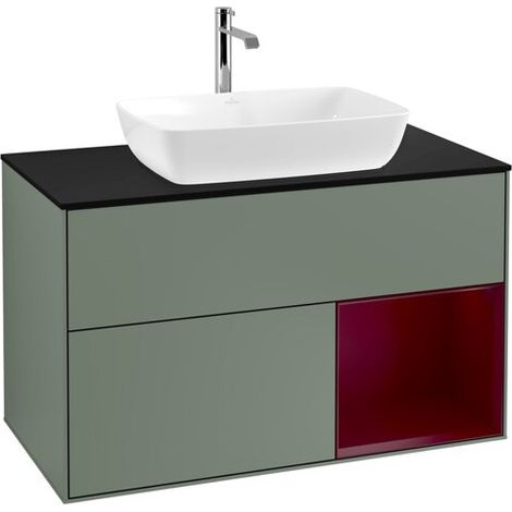 Villeroy & Boch F782HBGM Meuble sous-lavabo Finion F78 (1/2)