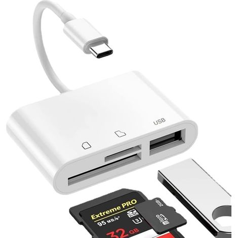 Lecteur de Carte SD, Lecteur de Carte Micro SD USB C (1/5)