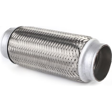 Tuyau d'échappement flexible en acier inoxydable, raccord de réparation, pièces automobiles 55 x 200 mm (1/5)