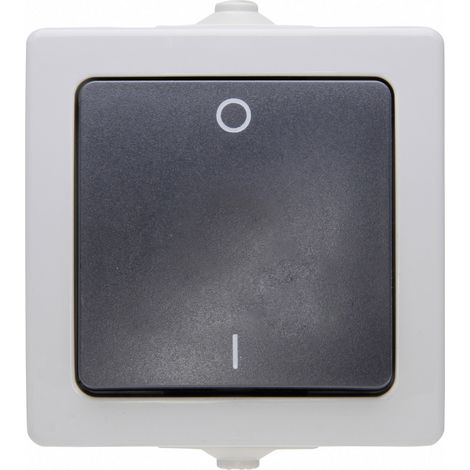 Interrupteur Kopp 565256009 Nautic gris