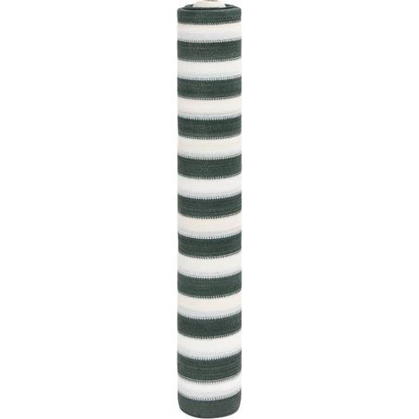 Zaunblende Grün und Weiß 1,8x25 m HDPE 195 g/m² (1/5)