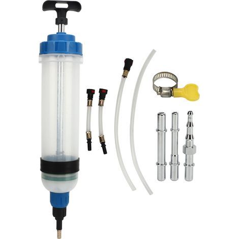 1.5L Extracteur de Liquide Automobile Pompe de Remplissage de Liquide Moteur Seringue à Huile Pompe de Transfert avec Raccord Rapide (1/5)