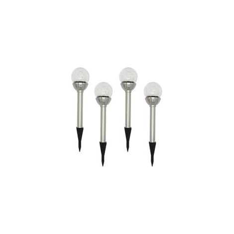 Solar-Gartenleuchten für den Außenbereich, 4er-Pack RGB-LED-Kugelleuchten mit Farbwechsel, 6–10 Stunden Leuchtdauer – Fei Yu – Crezuo (1/4)
