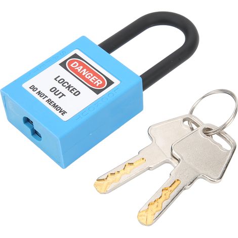 Cadenas de sécurité isolé en Nylon résistant à l'érosion de serrure de verrouillage de 38mm avec la clé (1/5)