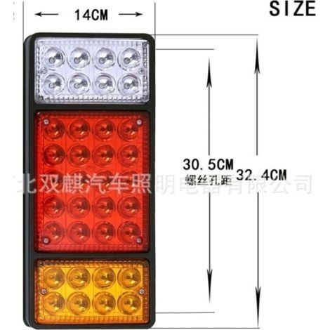 Set mit 2 Auto-Rückleuchten, 36 LEDs, 12 V (1/3)