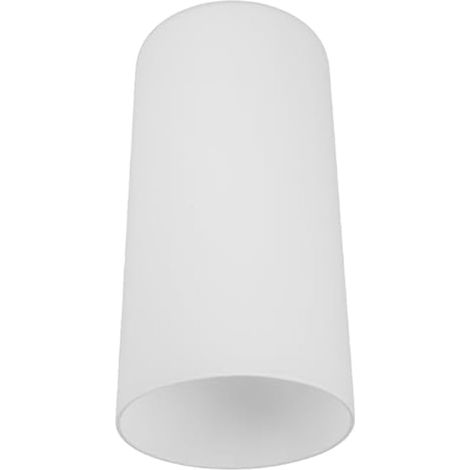 Abat-jour cylindrique en verre dépoli E27 100 mm x 200 mm, de remplacement pour lampes de table, éclairage d'ambiance (1/5)