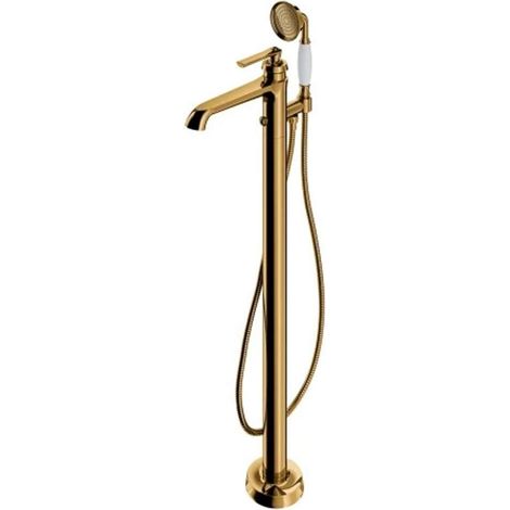 OMNIRES Armance - Badewannenarmatur für Bodenmontage, mit Einbaukörper, Gold AM5233GL (1/2)