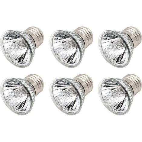 Ampoule chauffante UVA et UVB 25 W pour tortues, reptiles, lézards, tortues terrestres et aquariums (lot de 6) (1/4)