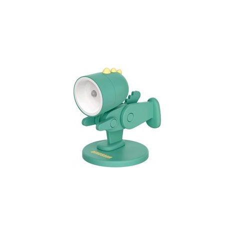 Kreatives Mini-LED-Nachtlicht in Hasenform, faltbare Schreibtischlampe mit Handyhalterung und niedlichem Dinosaurier-Nachtlicht, Raumdekoration – 1 Stück – Crezuo
