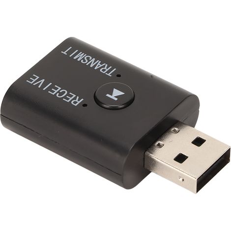 Adaptateur Audio Bluetooth 5.0 USB pour Voiture, PC, TV, Enceintes - Double Fonction Émetteur/Récepteur Sans Fil (1/5)