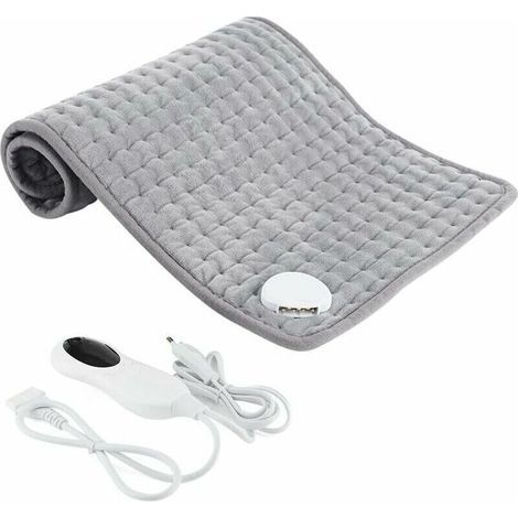 Coussin chauffant électrique, coussin chauffant à arrêt automatique, couverture chauffante avec 10 réglages de température (1/5)