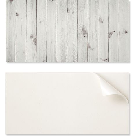 Vinilo decorativo autoadhesivo estampado para dormitorio, 100x50 cm, textura de tabl贸n de madera.