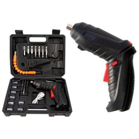 Ensemble de tournevis électrique rechargeable et accessoires