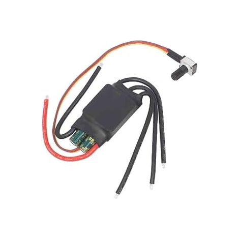Pilote BLDC triphasé brushless et sans réverbération avec large plage de tension 7-24 V (potentiomètre) (1/2)