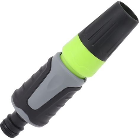 Kit arrosage jardin: 1 pulvérisateur ABS 13.5 cm, 1 buse tuyau avec adaptateur G3/4 + G1/2 int, 2 raccords 12x16 mm pour lavage voiture maison irrigation cour parc (1/5)