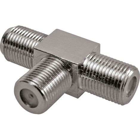 10PZ ADATTATORE TRIPLO PER SPINE TIPO F CAVO SAT