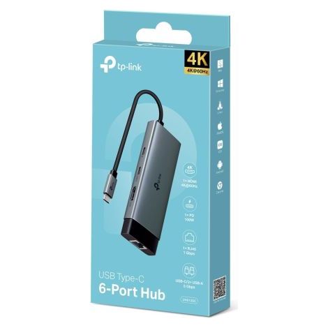 USB TYPE-C 6-PORT HUB