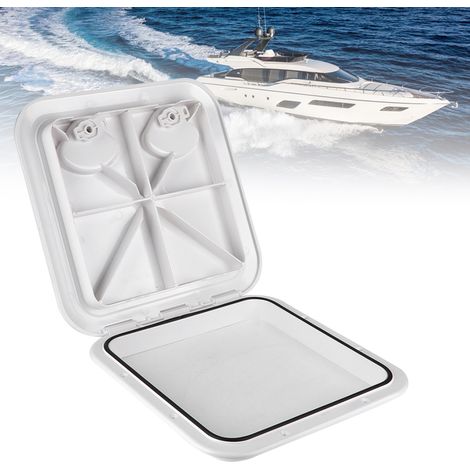 Trappe de pont marin carrée anti-UV pour yacht et bateau, accessoire RE-370-375 (1/5)