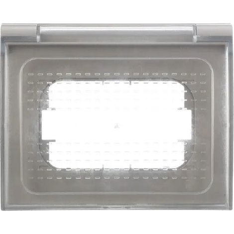 gloca Set 1 Universal-Schutzgehäuseplatte IP44 3-fach kompatibel mit allen Marken