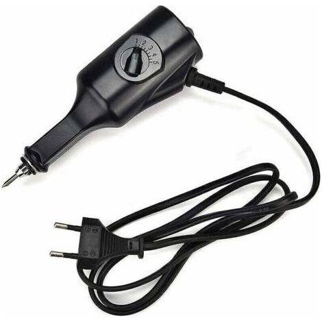 Scalpello elettrico a velocità regolabile, strumento di incisione in metallo, di ceramica, di vetro e di plastica – 21 cm – compatibile con 220 V UE (1/5)