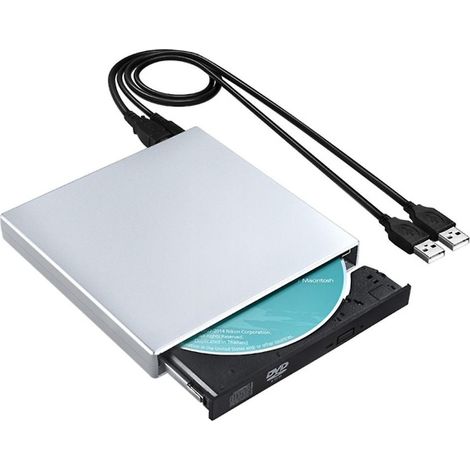Graveur CD-RW externe USB, lecteur DVD/CD, lecteur optique pour ordinateur portable - FFY (1/4)
